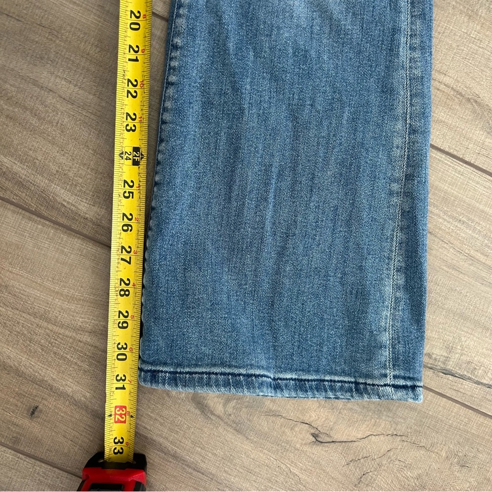 Anthropologie Pilcro The Icon Flare Distressed High Rise Medium Wash Jeans 29 - Picture 12 of 12